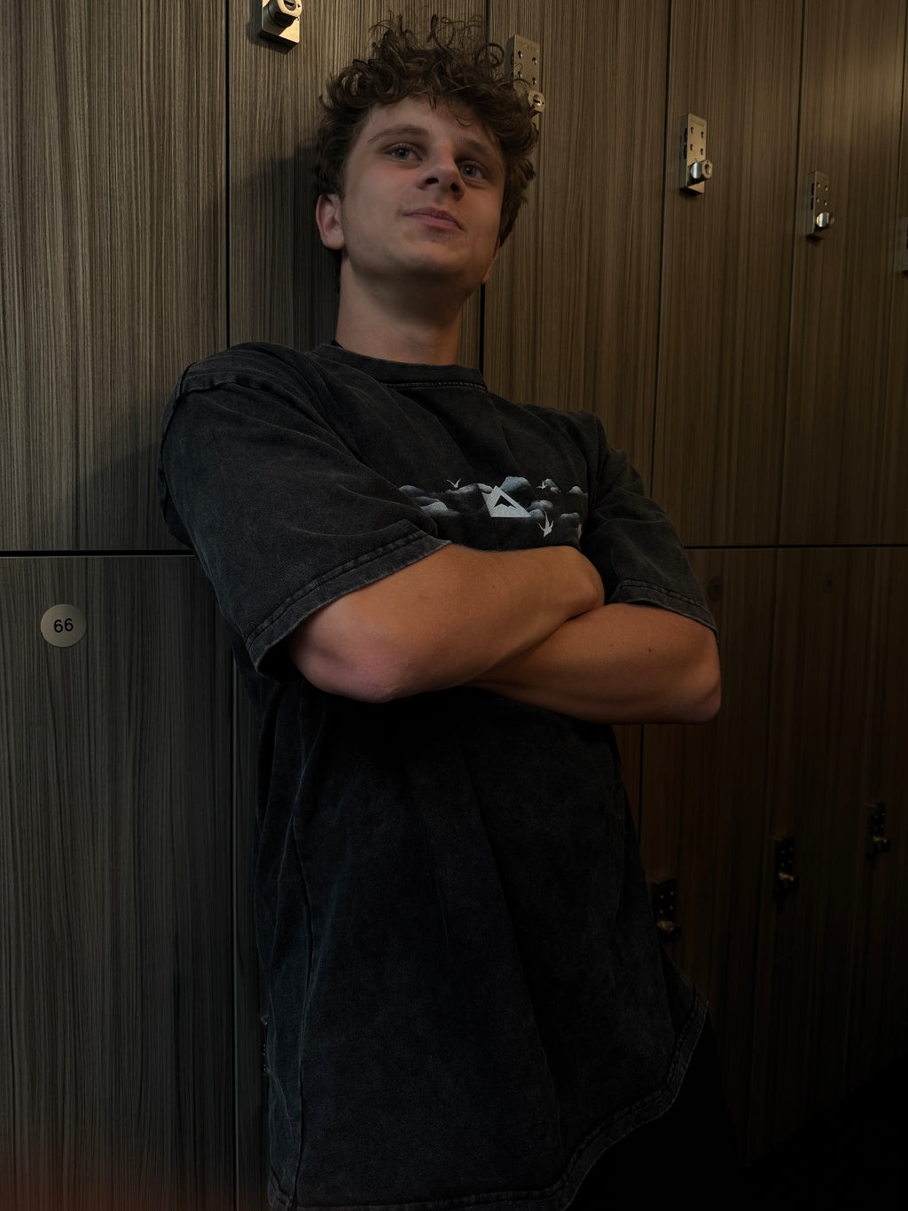 Black Alpine Washed Oversized T-Shirt