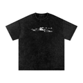 Simplistic Black Alpine Washed Oversized T-Shirt (No Back Design)